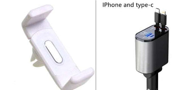 Metal Car Charger 100W Super Fast Charging Car Cigarette Lighter USB And TYPE-C Adapter Fendax 0