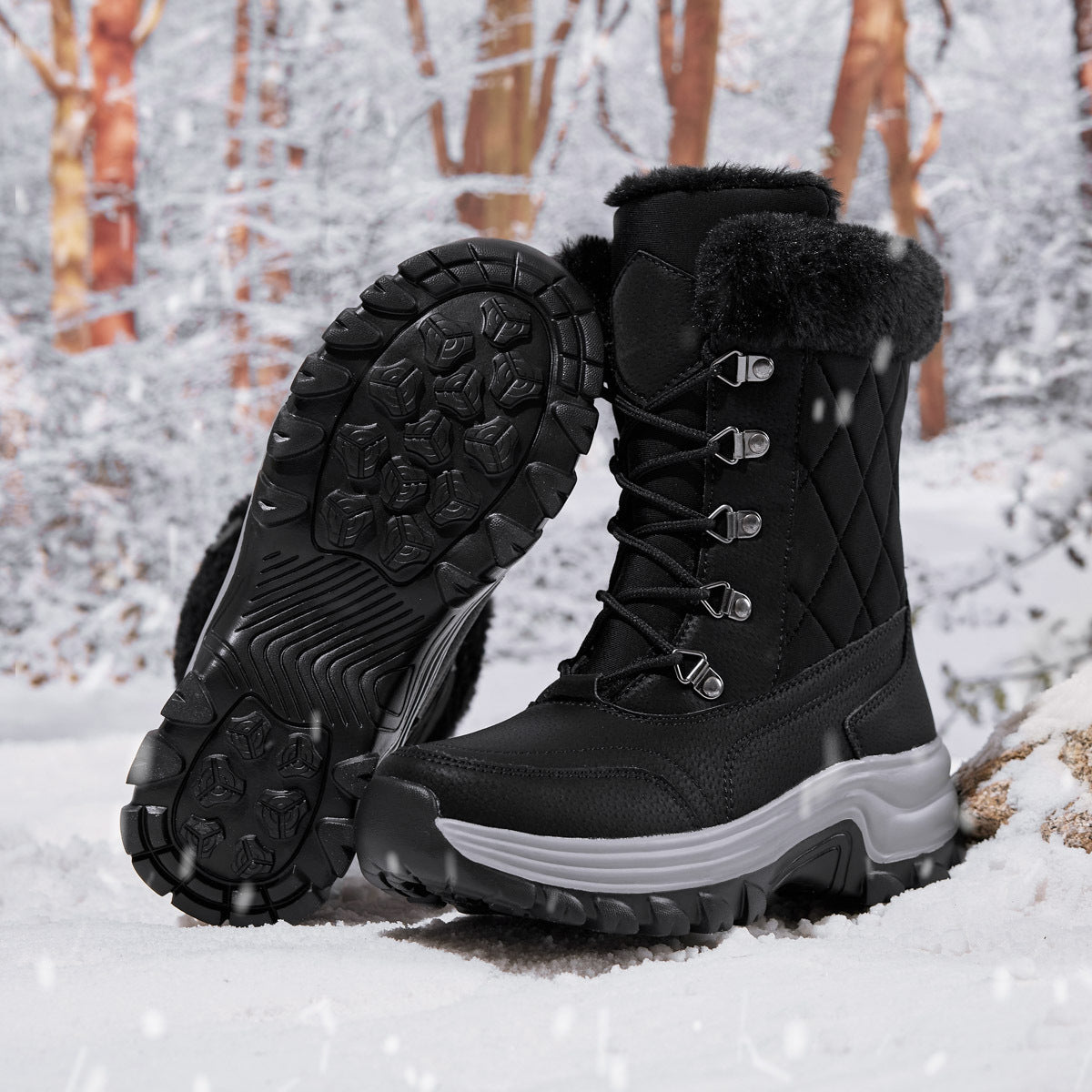 Women's Winter High-top Snow Boots