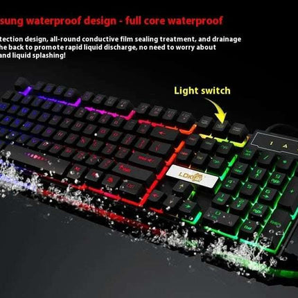 Industry gaming keyboard glowing usb cable gaming keyboard Fendax 0