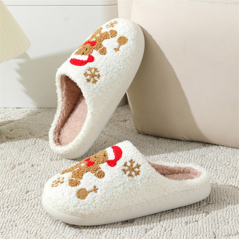 Cute Christmas Santa Claus Home Slippers