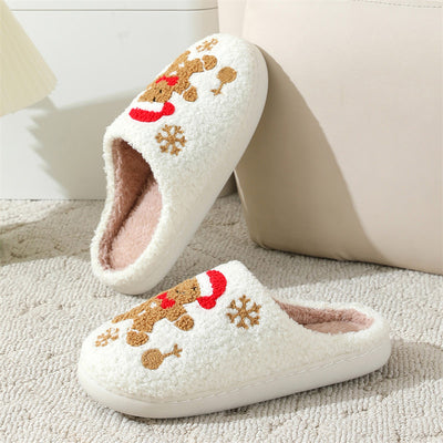 Cute Christmas Santa Claus Home Slippers