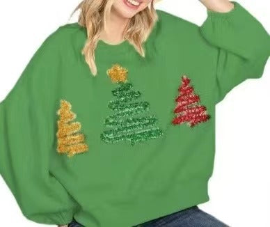 Christmas Casual Pullover Long Sleeve Sweater