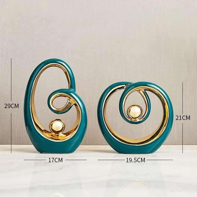 Modern Minimalist Ceramic Ornaments Light Luxury Home Fendax 0