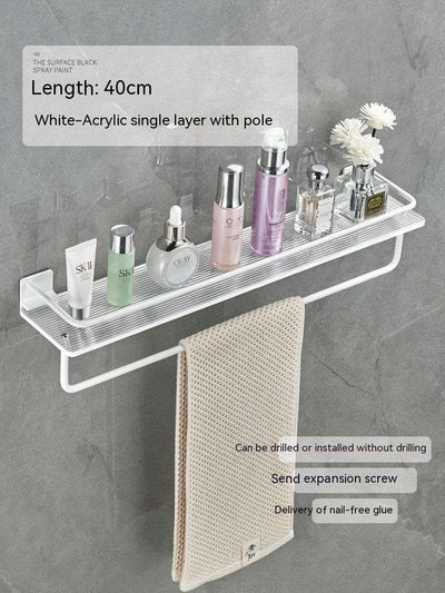 Acrylic Bathroom Storage Rack Bathroom Towels Storage Rack Fendax 0