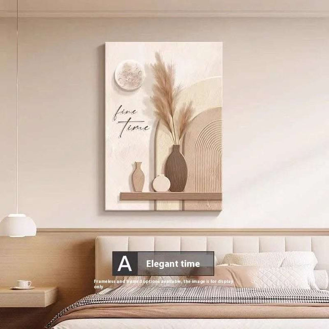 Decorative Painting Cream Style Abstract Line Character Mural Fendax 0