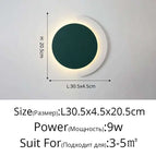 A small dark green / Warm light