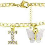 Gold white butterfly / I