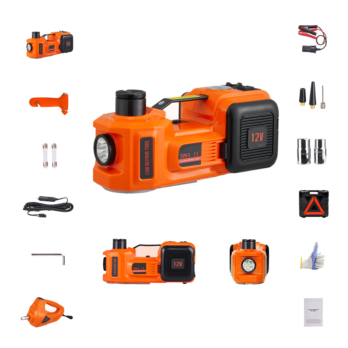 Electric Car Jack, 5 Ton 11023 LBS