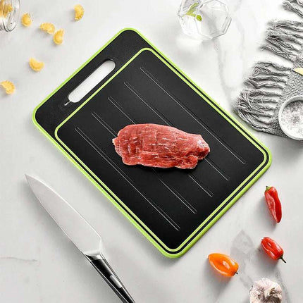 Double-side Cutting Board With Defrosting Function Chopping Board Kitchen Grinding Cutting Board With Knife Sharpener Fendax 0