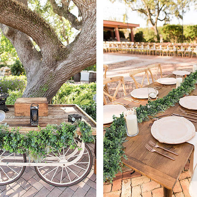 Home Decoration Fake Flower Plant Rattan