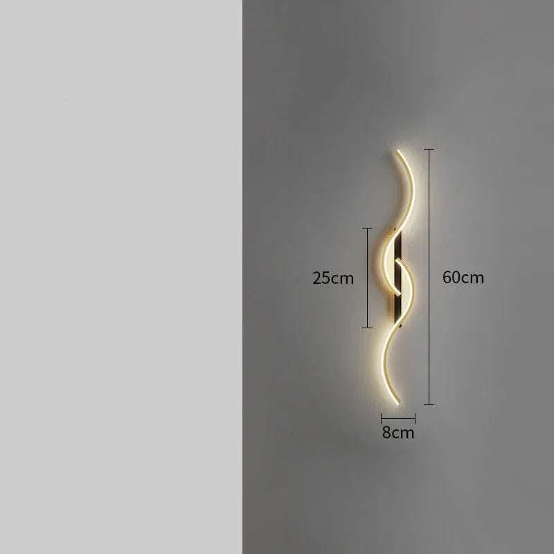 Minimalist Lines Luxury Modern Background Wall Decorative Lights Fendax 0