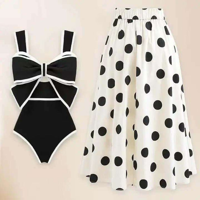 Bikini Suit Skirt Conservative Swimwear Women Fendax 0