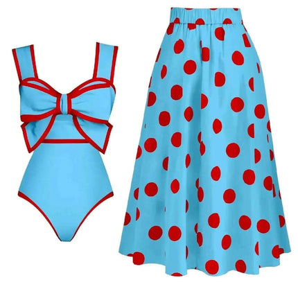 Bikini Suit Skirt Conservative Swimwear Women Fendax 0