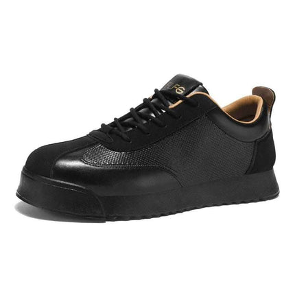 Black Work Casual Leather Shoes Low-cut Fendax 0