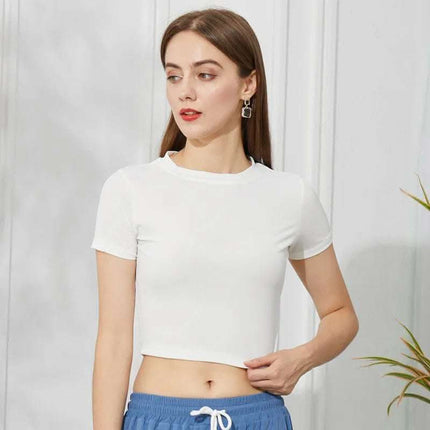 Fashion Summer Round Neck T-shirt For Women Fendax 0