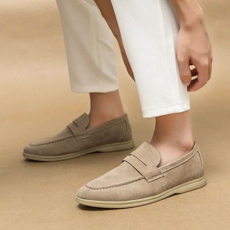 Men's Shoes Fashion Slip-on Plus Size Casual Leather Shoes Fendax 0