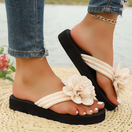 Flower Flip-flops Casual And Lightweight Beach Shoes Fendax 0
