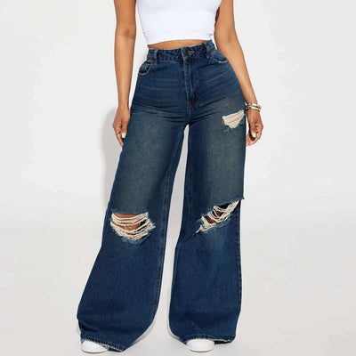 Women's Wide-leg Jeans Fendax 0
