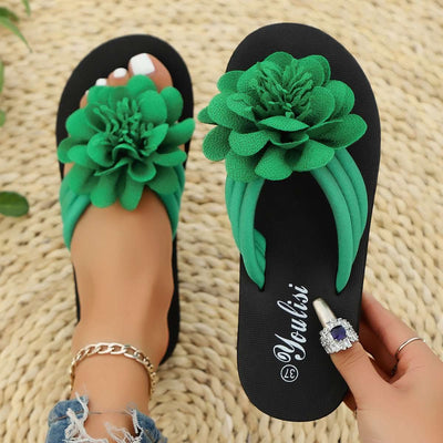 Flower Flip-flops Casual And Lightweight Beach Shoes Fendax 0