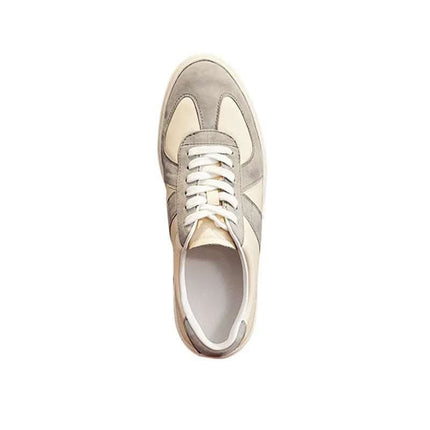 Retro Color Matching Couple Casual Flat Skateboard Shoes Fendax 0