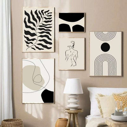 Abstract Bohemian Art Poster Ins Style Living Room Airbrushed Painting For Decoration Fendax 0
