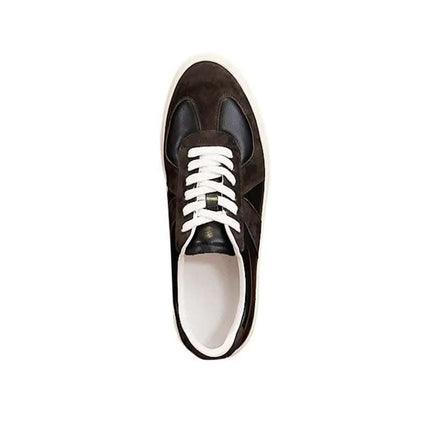 Retro Color Matching Couple Casual Flat Skateboard Shoes Fendax 0