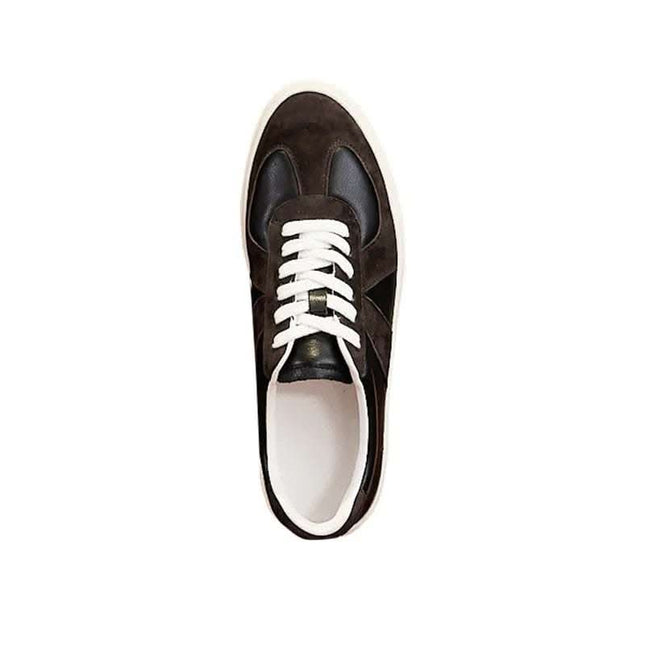 Retro Color Matching Couple Casual Flat Skateboard Shoes Fendax 0