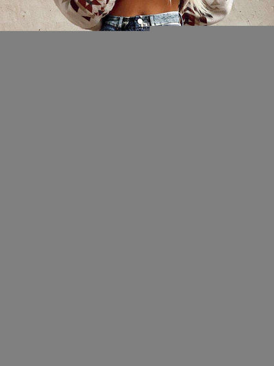 Wide-legged Pants Thermal Transfer Bell-bottom Pants Simulation Denim Trousers Fendax 0