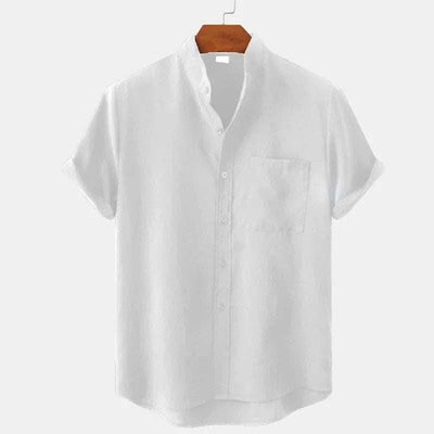 Men's Solid Color Casual Shirt With Pocket Fendax 0
