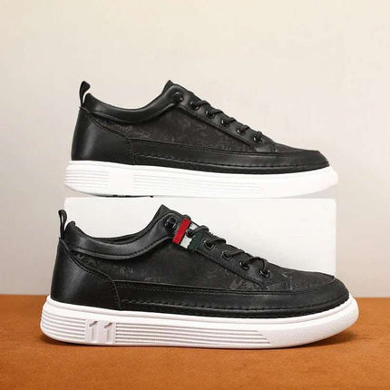 Casual Men's Sneakers High-end Versatile Canvas Sneakers Bandage Dress Fendax 0