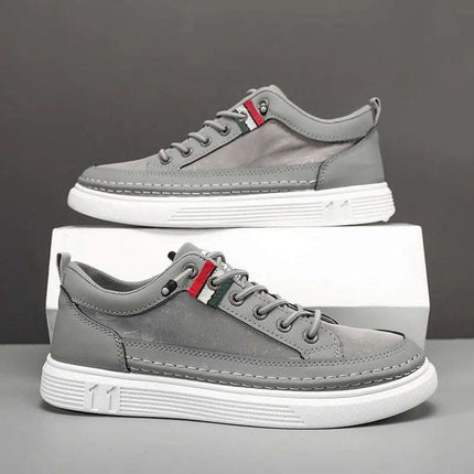 Casual Men's Sneakers High-end Versatile Canvas Sneakers Bandage Dress Fendax 0