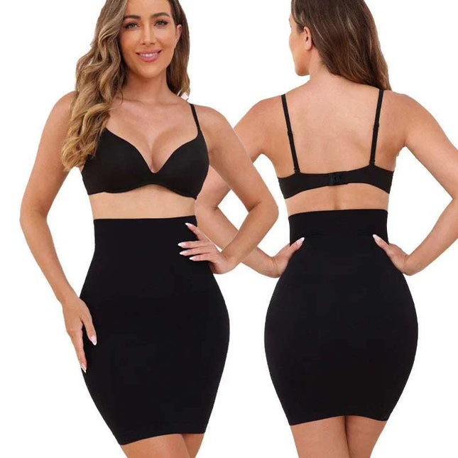 Seamless High Waist Belly Contracting Body Shaping Dress Postpartum Waist Trimming Fendax 0