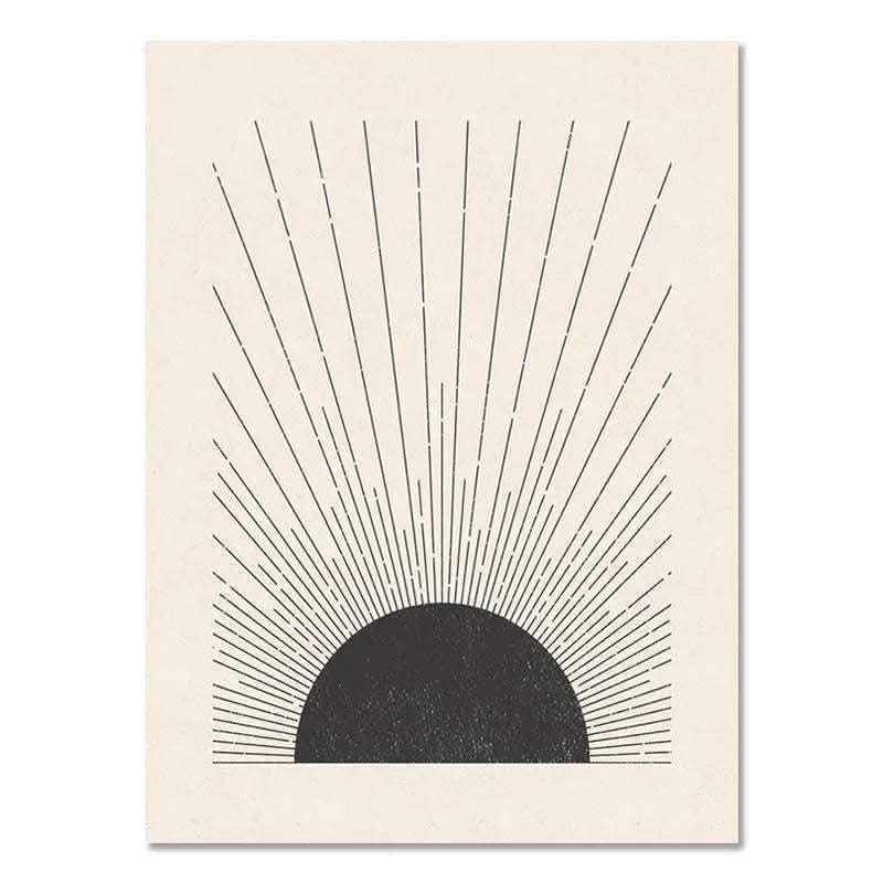 Abstract Bohemian Art Poster Ins Style Living Room Airbrushed Painting For Decoration Fendax 0