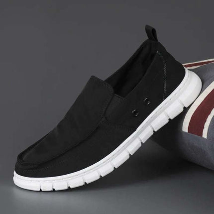 Men's Canvas Shoes Lightweight Breathable All-match Low Top Fendax 0