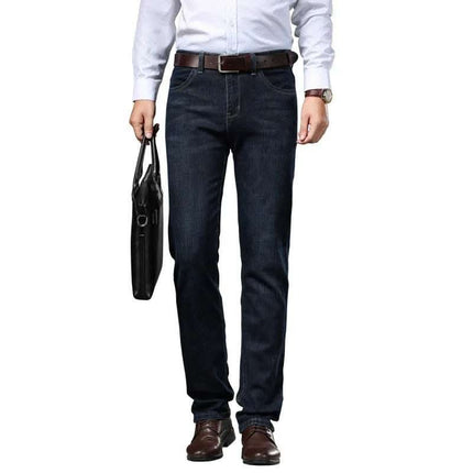 Stretch Jeans Autumn And Winter Loose Plus Size Business Casual Pants Fendax 0