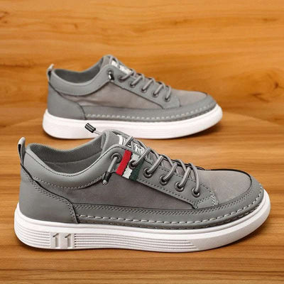 Casual Men's Sneakers High-end Versatile Canvas Sneakers Bandage Dress Fendax 0
