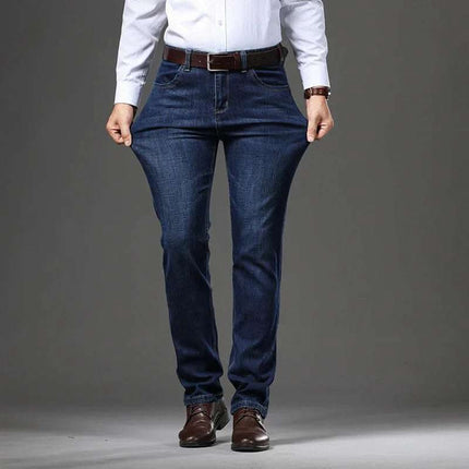 Stretch Jeans Autumn And Winter Loose Plus Size Business Casual Pants Fendax 0