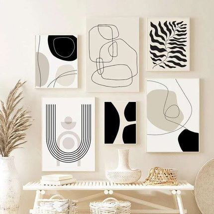Abstract Bohemian Art Poster Ins Style Living Room Airbrushed Painting For Decoration Fendax 0