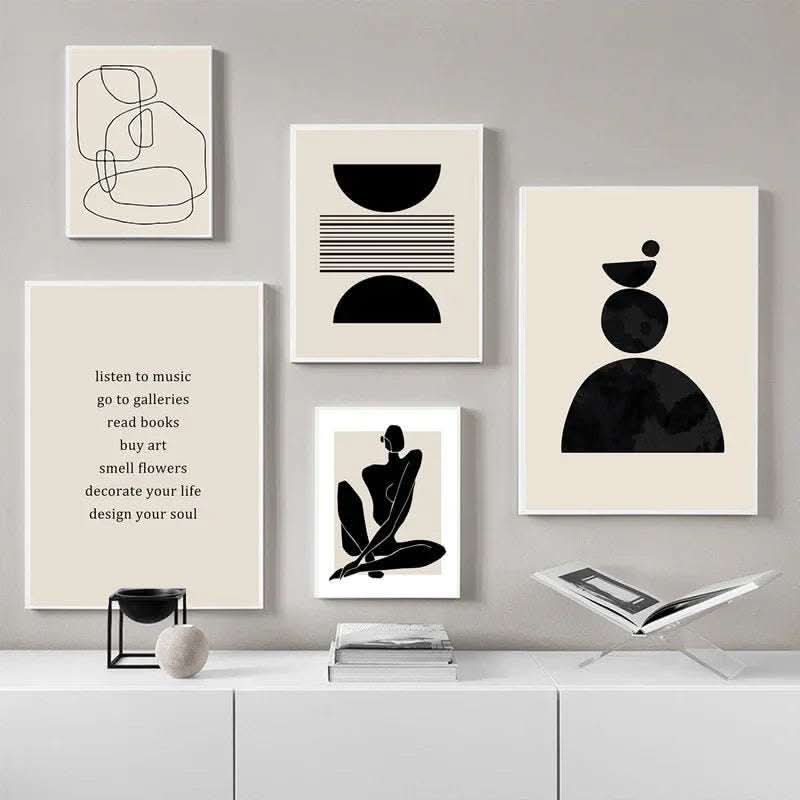 Abstract Bohemian Art Poster Ins Style Living Room Airbrushed Painting For Decoration Fendax 0