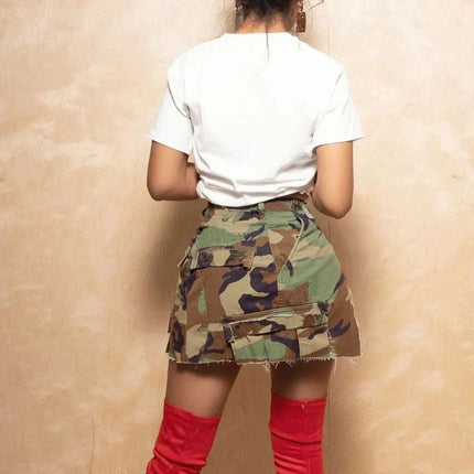 Autumn New Fashion Full Open Skirt Skirt Camouflage Skirt Fendax 0