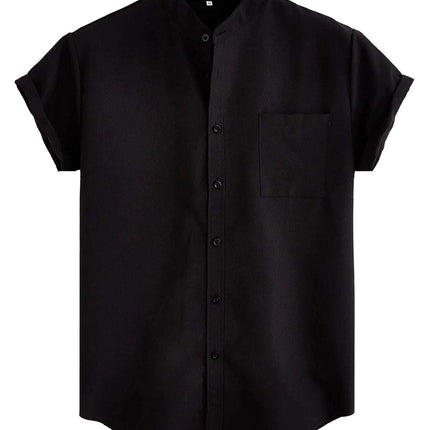Men's Solid Color Casual Shirt With Pocket Fendax 0