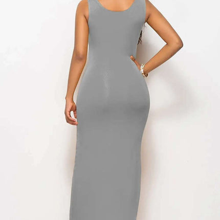Scoop Neck Wide Strap Maxi Dress Fendax Women