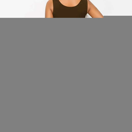 Scoop Neck Wide Strap Maxi Dress Fendax Women