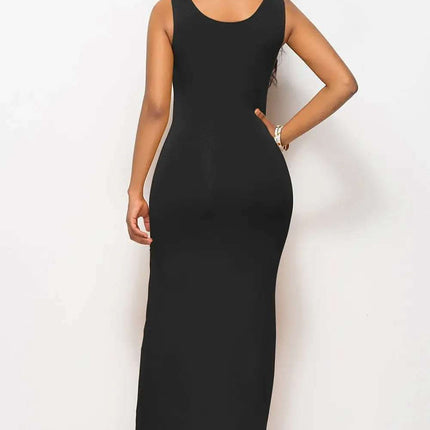 Scoop Neck Wide Strap Maxi Dress Fendax Women