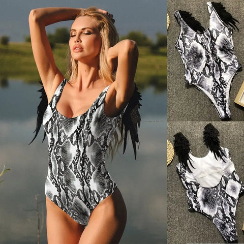 Trendsi 0 Black / S Solid Color Swimwear Women Swimsuit Bodysuit