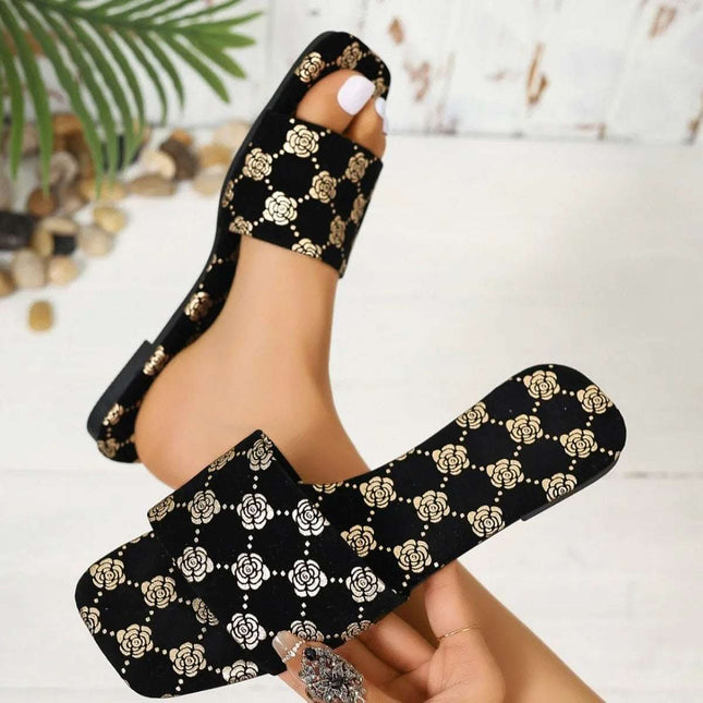 Summer Fashion Outdoor Fairy Style Flat Slippers Fendax 0