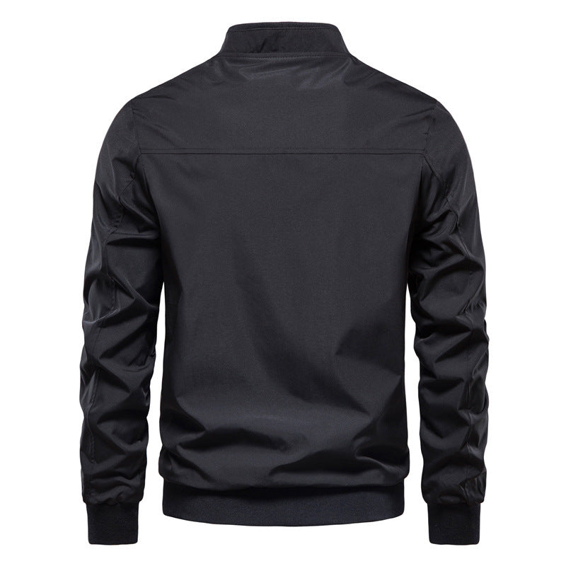 Men's Zip-up Jacket With Pockets