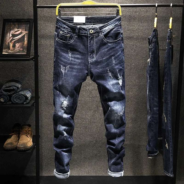 Fashion Slim-fitting Simple Men's Clothing Skinny Pants Fendax 0