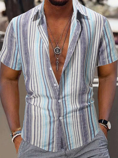 Men's Fashion Hawaiian Digital Printing Shirt Fendax 0