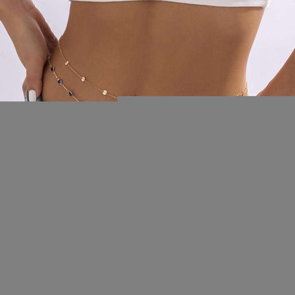 Jewelry Versatile Fashion Sequin Thin Chain Waist Chain Women Fendax 0